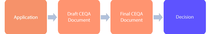 Project CEQA flow graphic